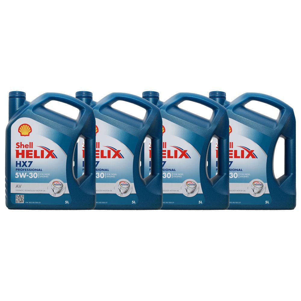 Shell Helix HX7 Professional AV 5W-30 4x5 Liter