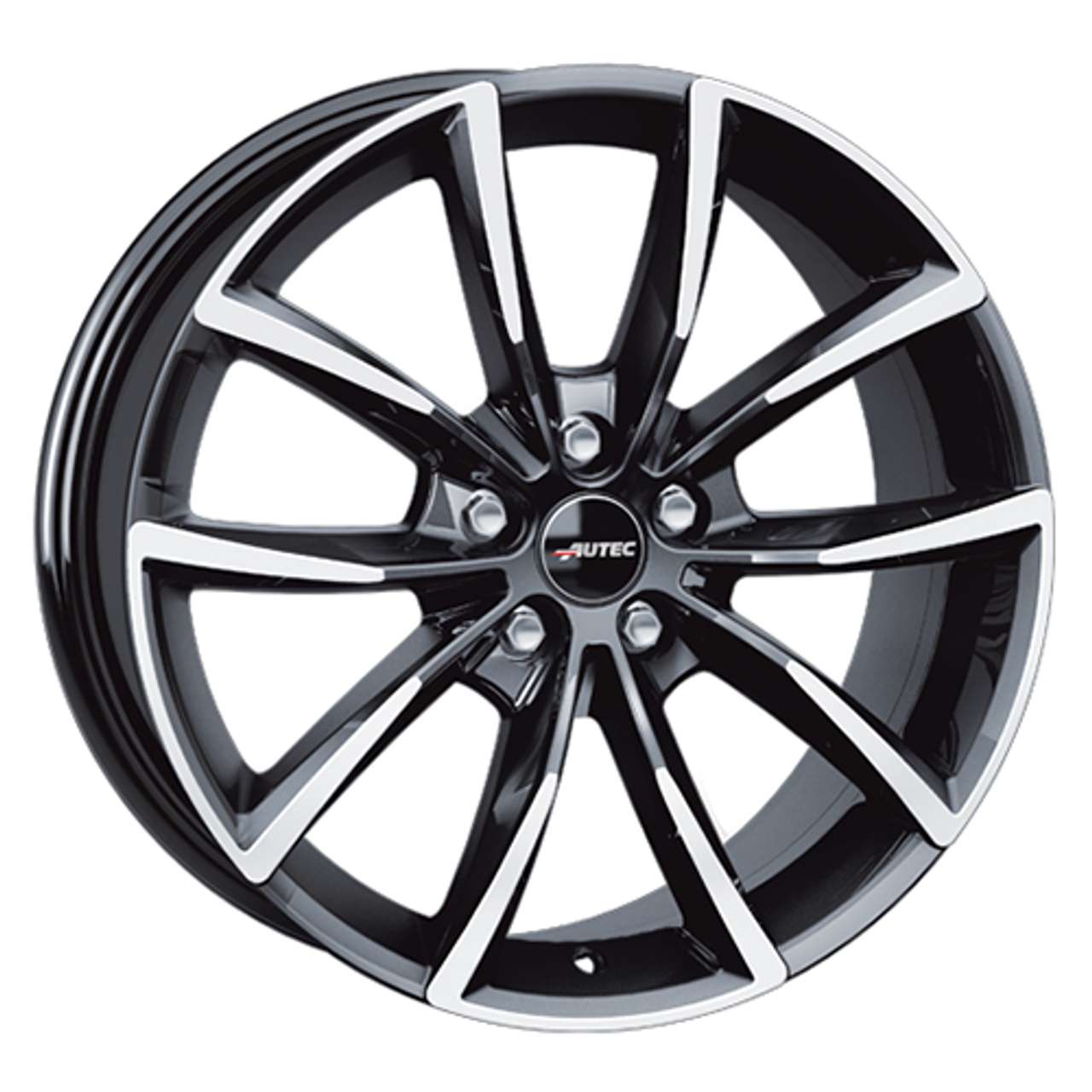 AUTEC TYP AS - ASTANA schwarz poliert 8.0Jx18 5x108 ET42