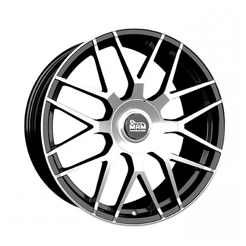 MAM MAM GT1 black front polished 8.5Jx20 5x112 ET30