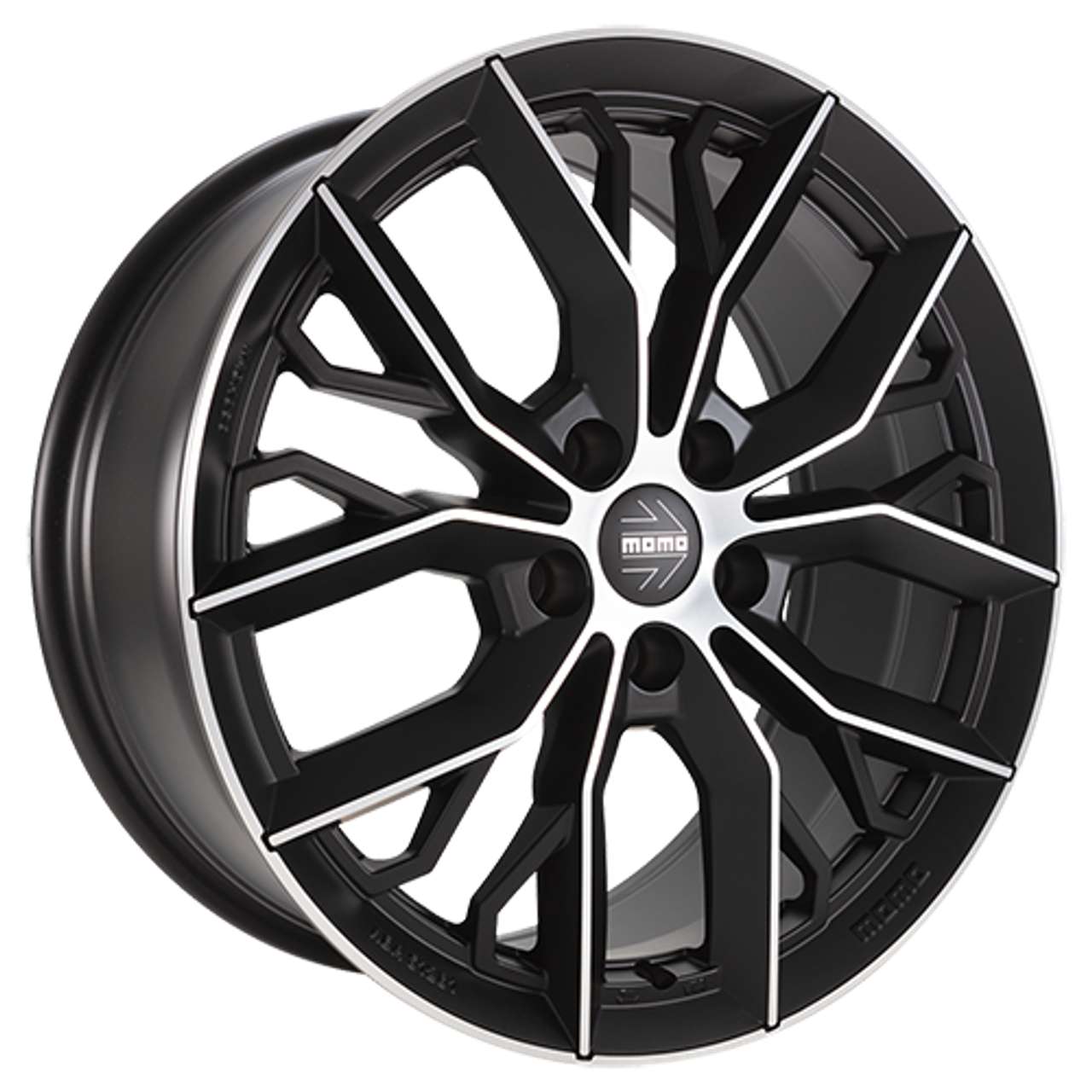 MOMO WHEELS MASSIMO black matt polish 7.5Jx17 5x112 ET48