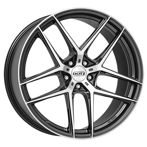 DOTZ LAGUNASECA DARK gunmetal frontpoliert 10.0Jx20 5x120 ET35