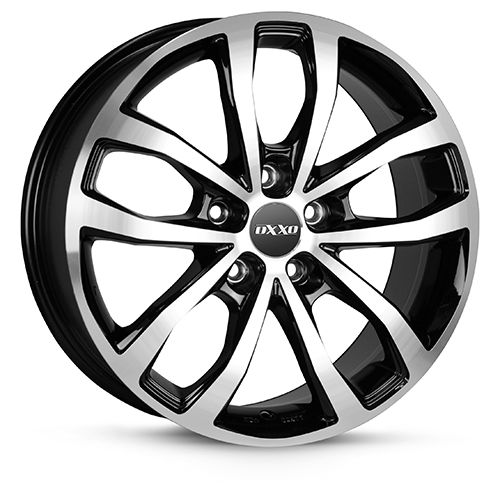 OXXO WHEELS HYPERION POLISHED schwarz poliert 7.0Jx17 5x120 ET56