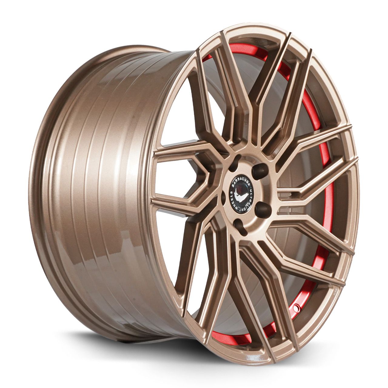 BARRACUDA DRAGOON Higloss-Bronze undercut Trimline red 8.5Jx19 5x110 ET40