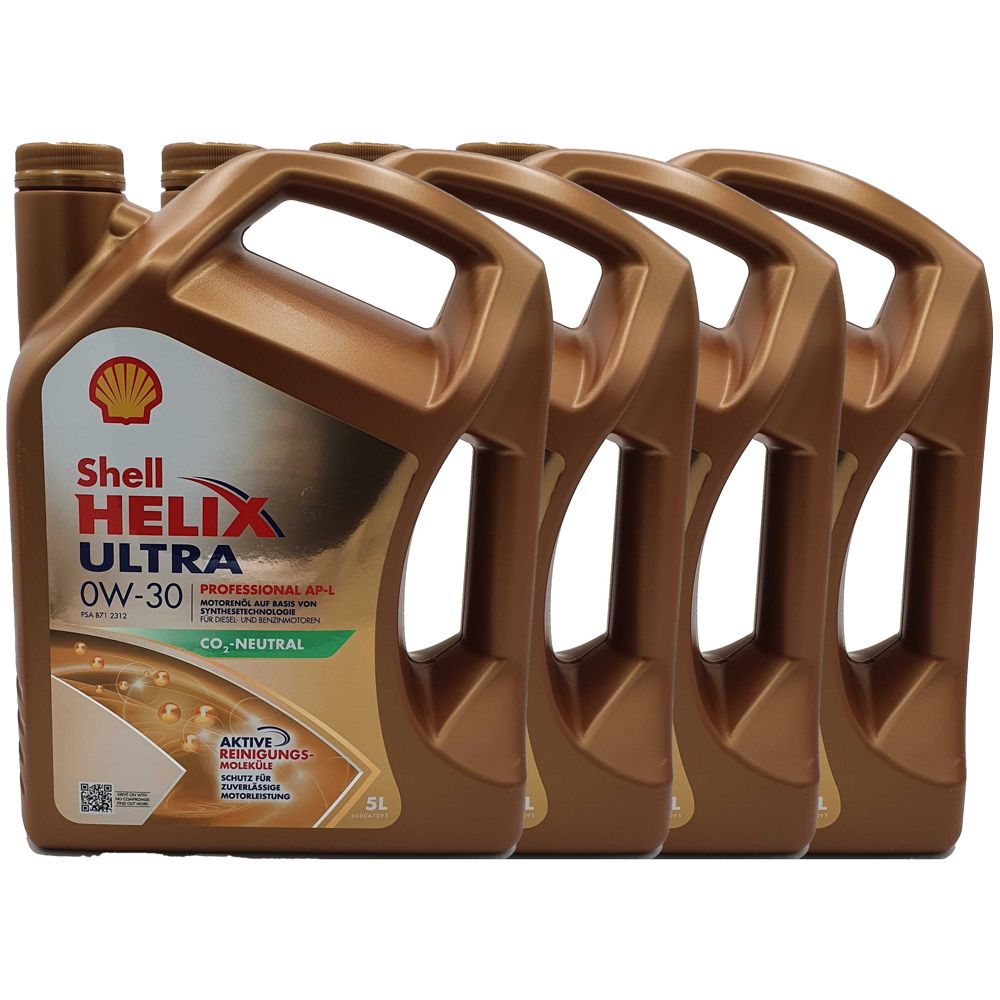 Shell Helix Ultra Professional AP-L 0W-30 4x5 Liter