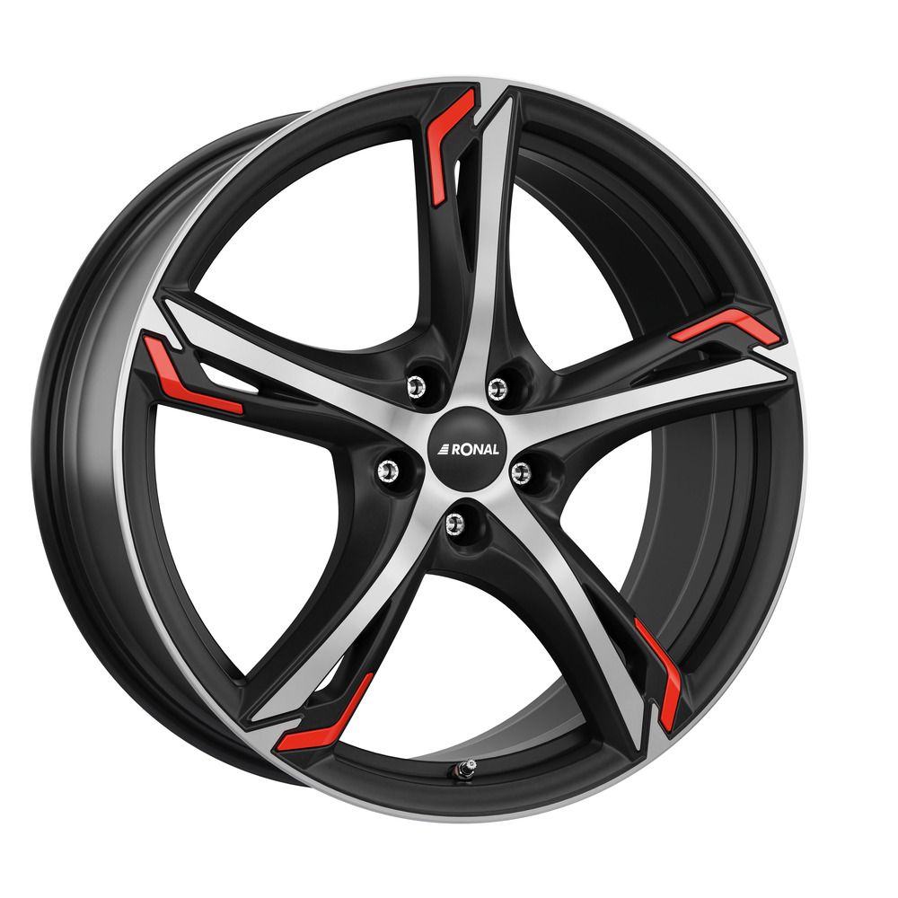 RONAL RONAL R62 RED jetblack-matt-frontkopiert 8.0Jx19 5x110 ET33