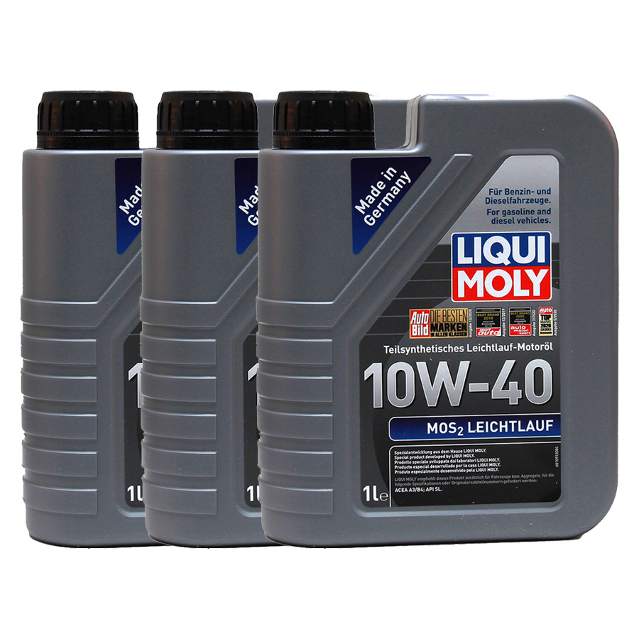 Liqui Moly MoS2 Leichtlauf 10W-40 3x1 Liter | G22544510