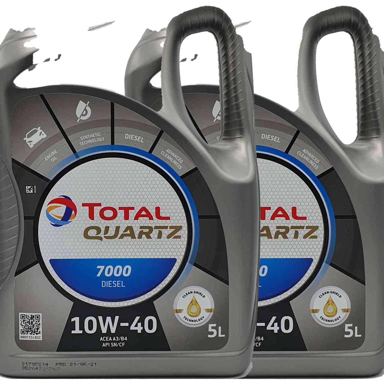 Total Quartz Diesel 7000 10W-40 2x5 Liter