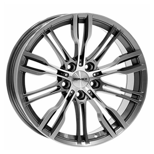 MONACO WHEELS MONACO GP8 anthracite/polished 8.0Jx19 5x120 ET32