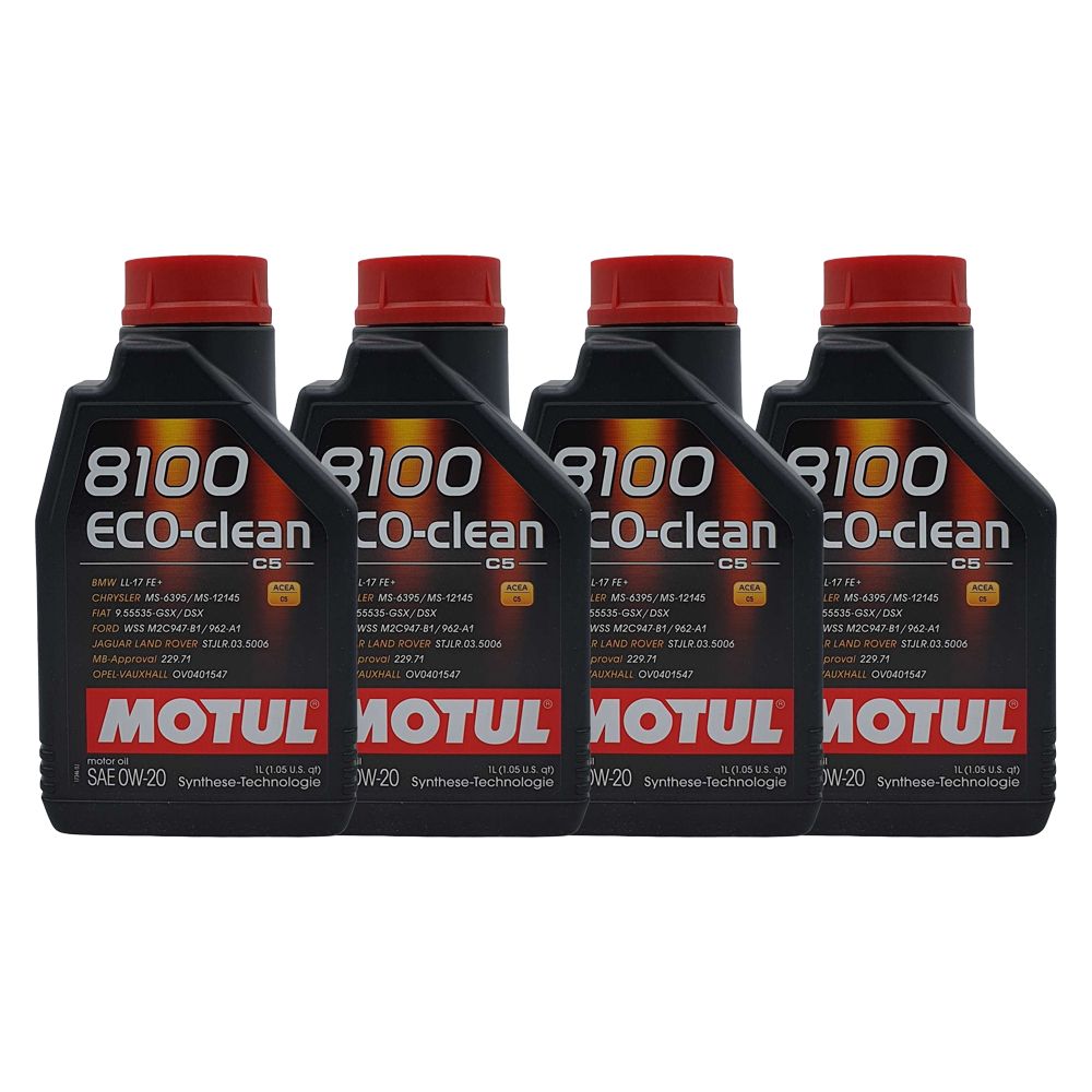 Motul 8100 Eco-clean 0W-20 4x1 Liter