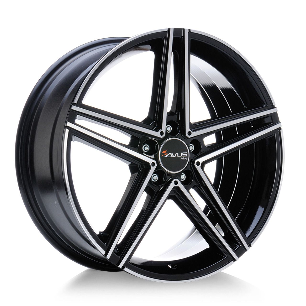 AVUS RACING AC-515 black polished 7.5Jx17 5x112 ET52.5