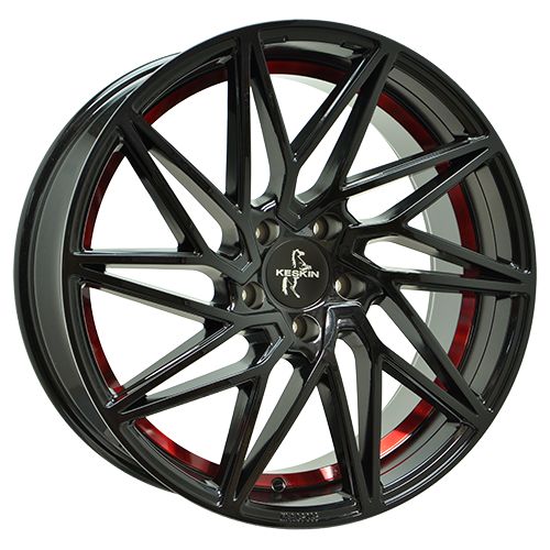 KESKIN KT20 FUTURE black painted red inside 8.5Jx20 5x112 ET30