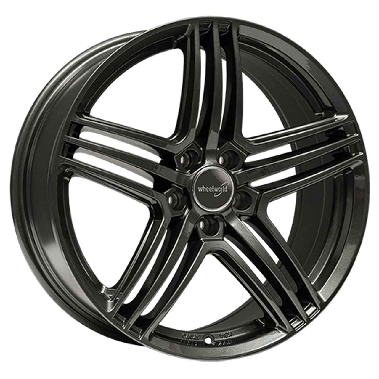 WHEELWORLD-2DRV WH12 Dark gunmetal full painted 7.5Jx17 5x114 ET45