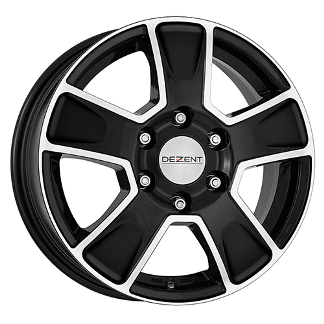 DEZENT DEZENT VAN DARK schwarz frontpoliert 6.5Jx16 5x114.3 ET50