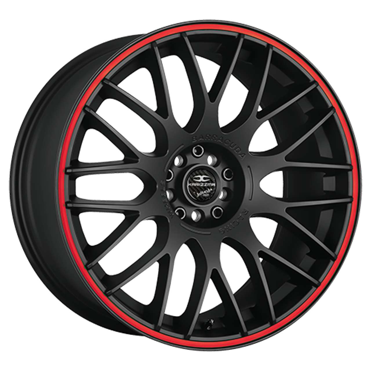 BARRACUDA KARIZZMA mattblack puresports color trim rot 8.5Jx19 5x110+120 ET18