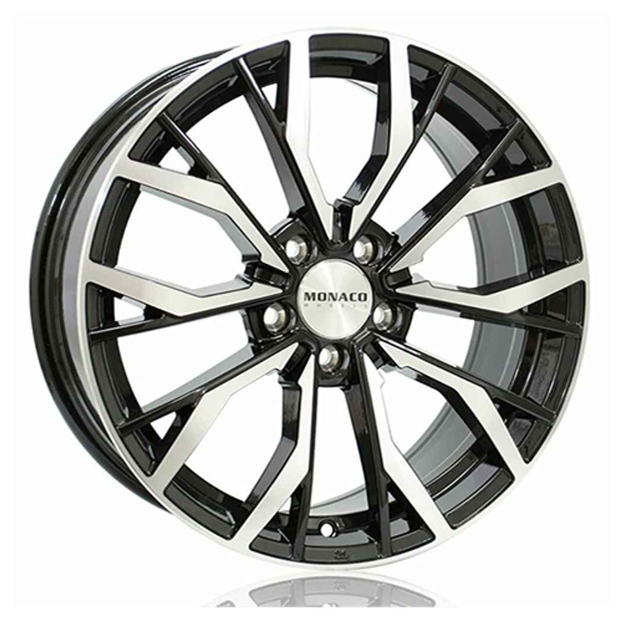 MONACO WHEELS MONACO GP5 black gloss polished 8.0Jx19 5x112 ET35