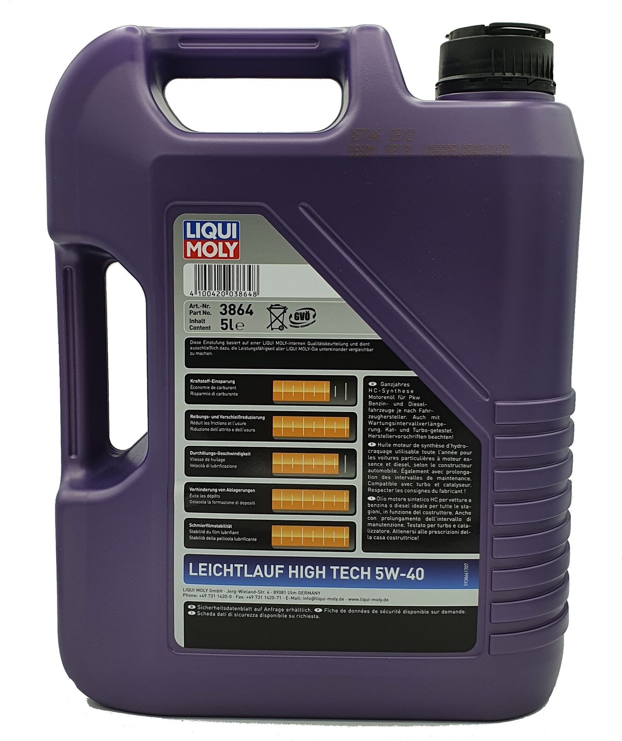 Liqui Moly Leichtlauf High Tech 5W-40 5 Liter