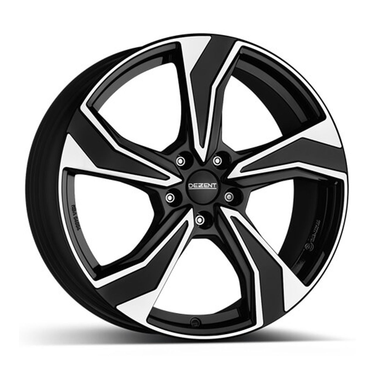 DEZENT DEZENT KB DARK schwarz glÃ¤nzend frontpoliert 8.0Jx18 5x112 ET54