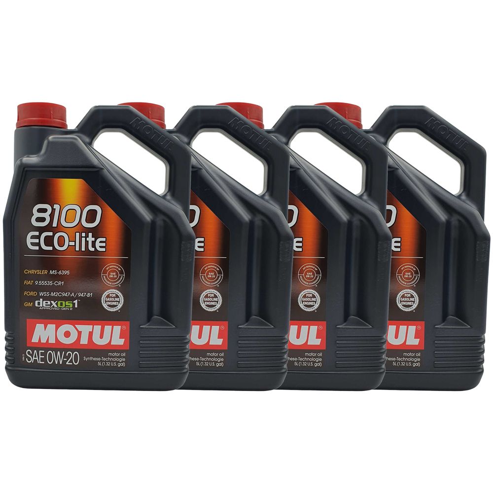 Motul 8100 Eco-Lite 0W-20 4x5 Liter