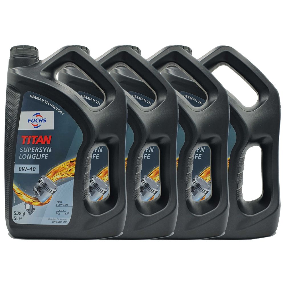 Fuchs Titan Supersyn Longlife 0W-40 4x5 Liter