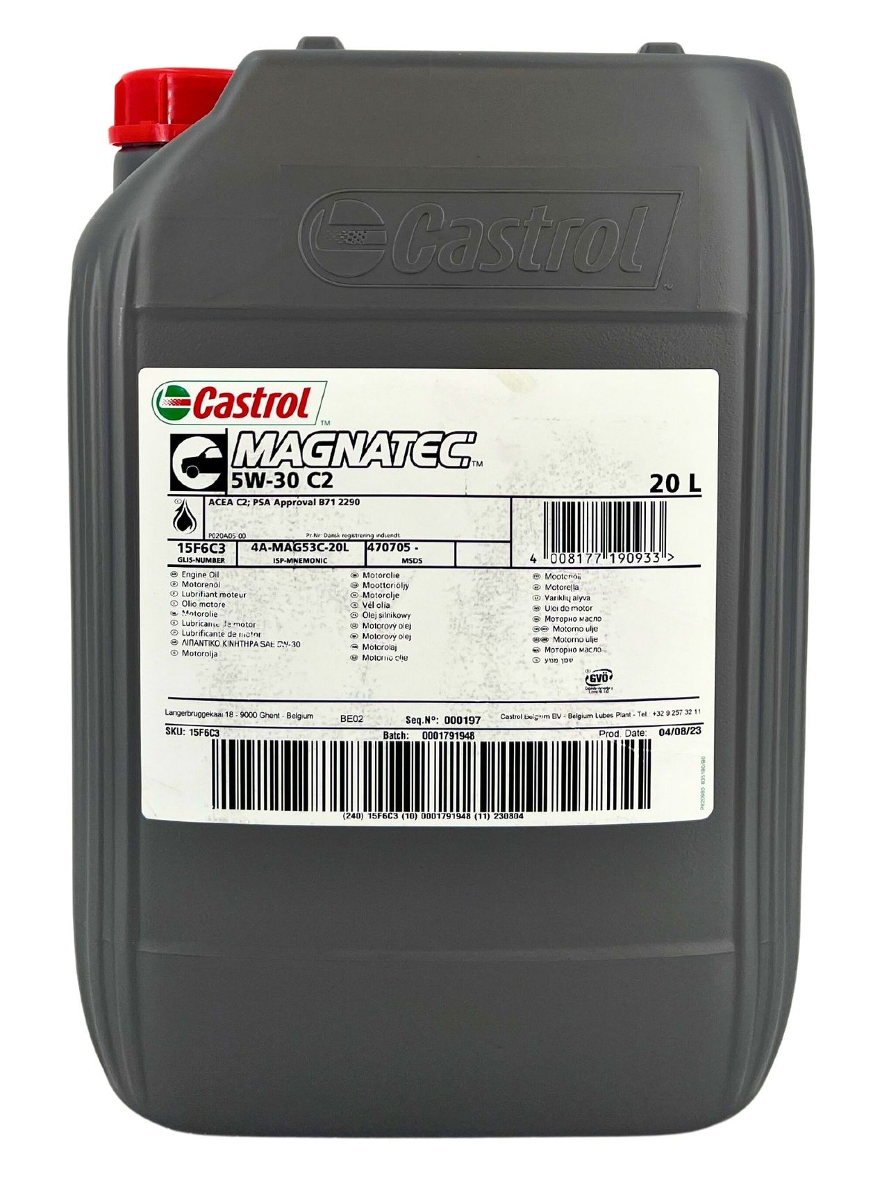 Castrol Magnatec 5W-30 C2 20 Liter