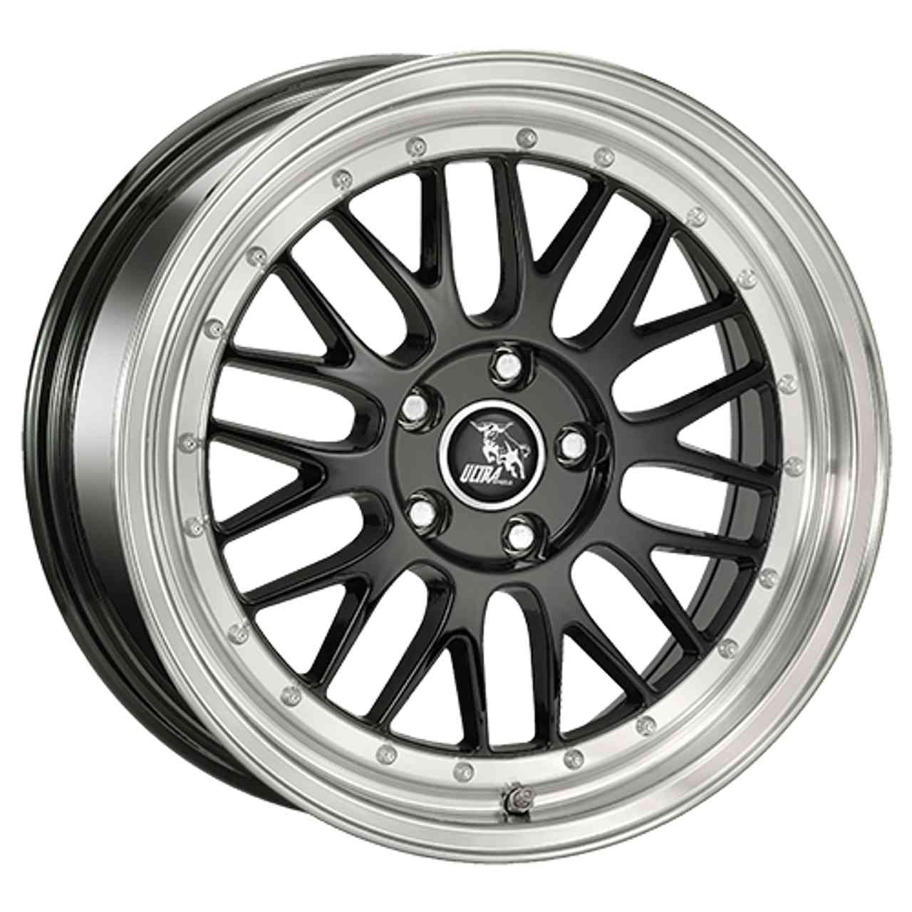 ULTRA WHEELS UA3 LE MANS black polished 8.5Jx18 5x112 ET30