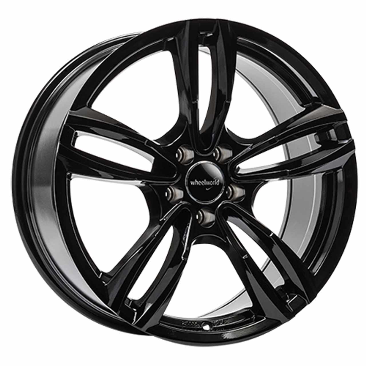 WHEELWORLD-2DRV WH29 schwarz glänzend lackiert 7.5Jx17 5x112 ET54