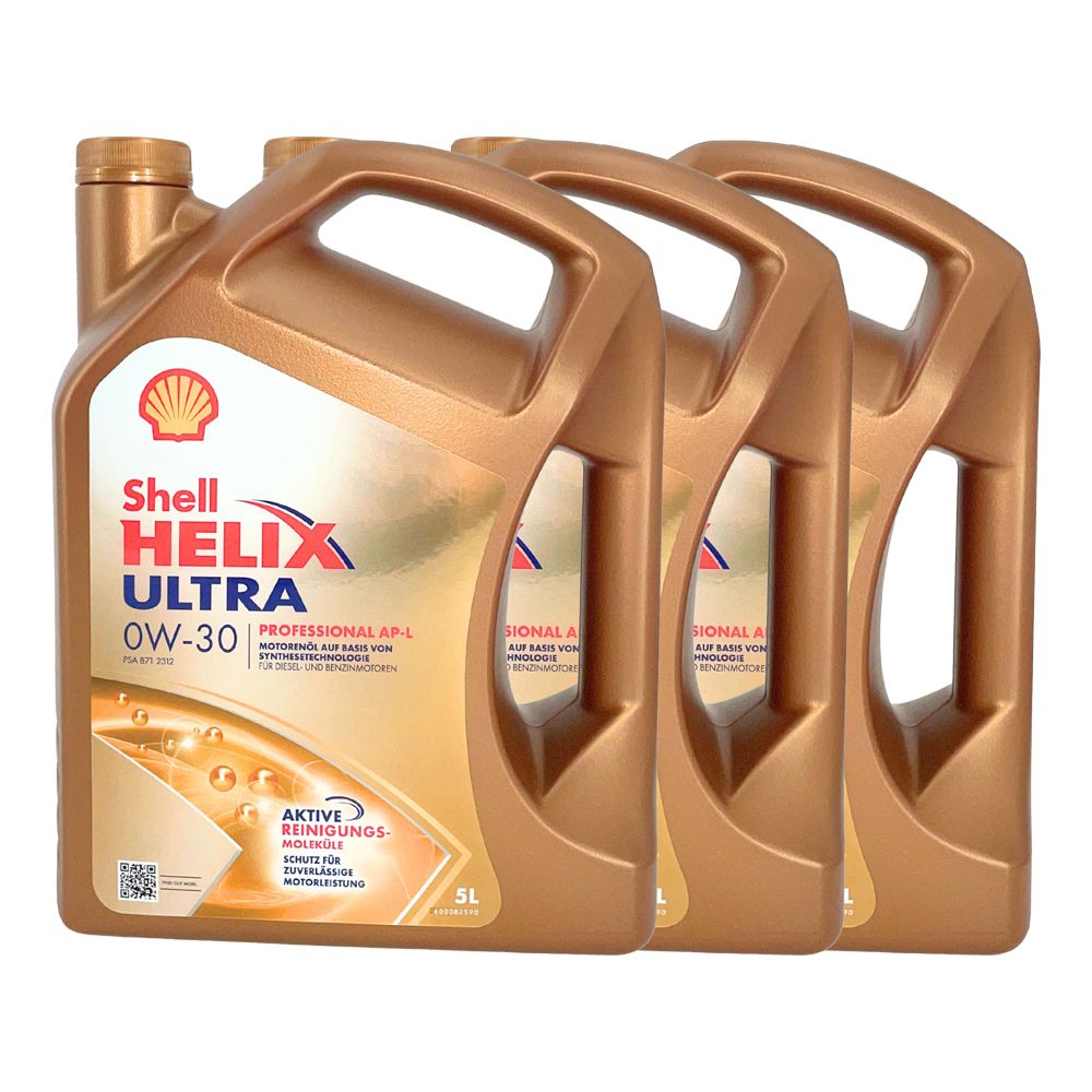 Shell Helix Ultra Professional AP-L 0W-30 3x5 Liter