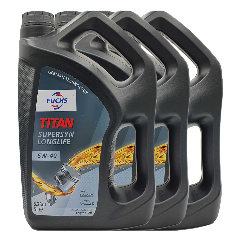 Fuchs Titan Supersyn Longlife 5W-40 3x5 Liter