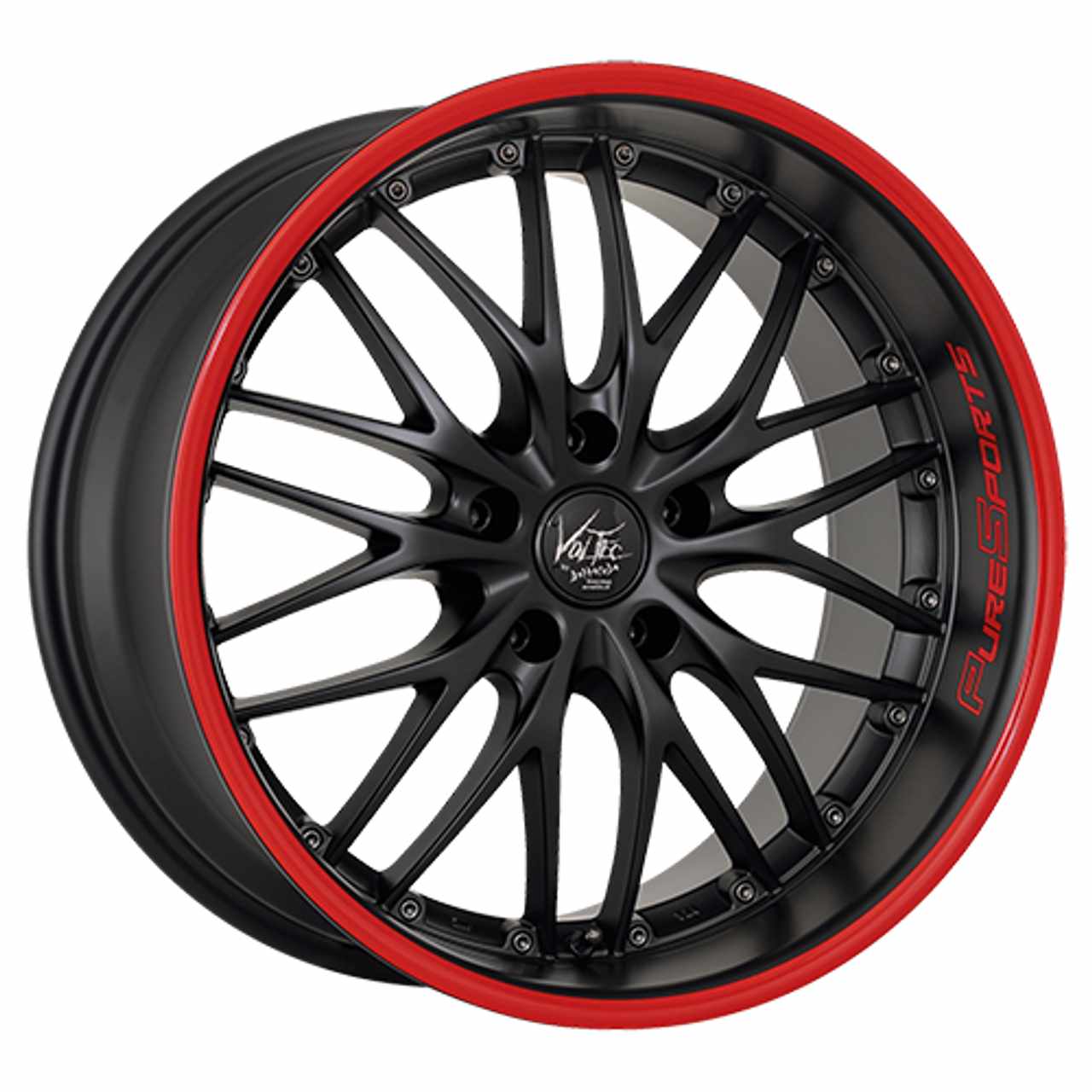 BARRACUDA VOLTEC T6 mattblack puresports color trim rot 8.0Jx18 5x120 ET18