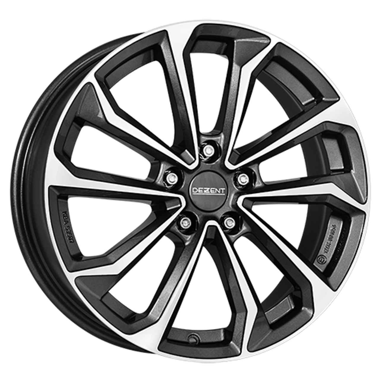 DEZENT DEZENT KS DARK gunmetal poliert 7.5Jx19 5x114.3 ET49.5