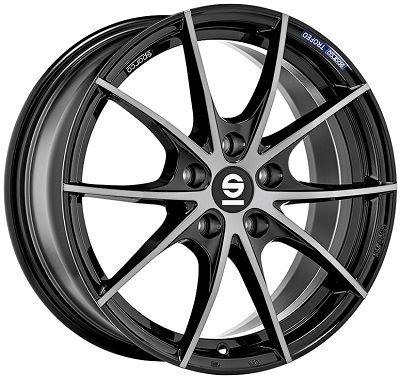 SPARCO TROFEO 5 fume black full polished 7.5Jx17 5x120 ET29