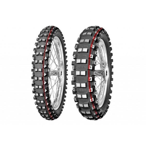 MITAS TERRA FORCE-MX MH (RED-GREEN) 100/90 - 19 TT 57M NHS REAR (MEDIUM/HARD)