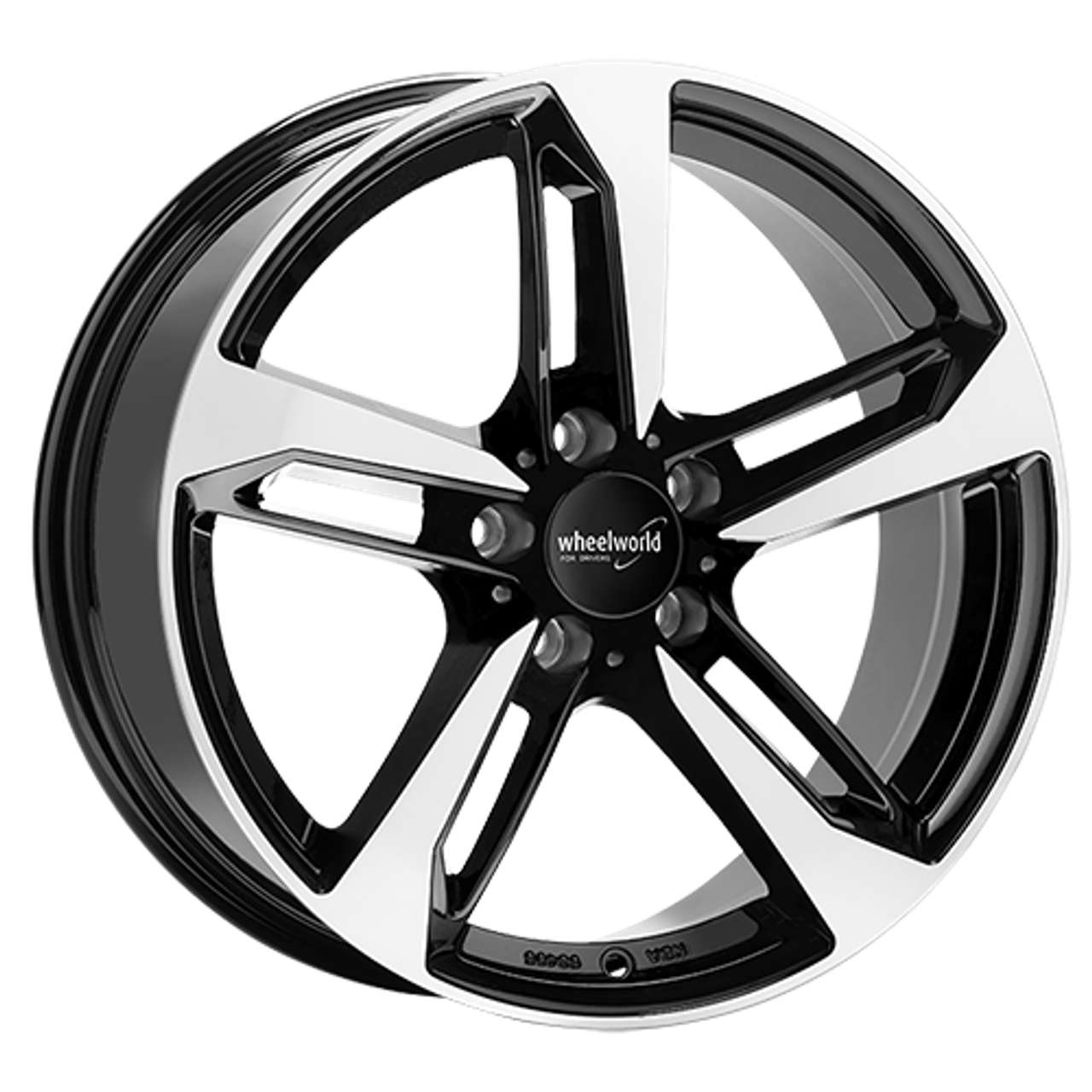 WHEELWORLD-2DRV WH36 black full machined 8.5Jx19 5x112 ET48