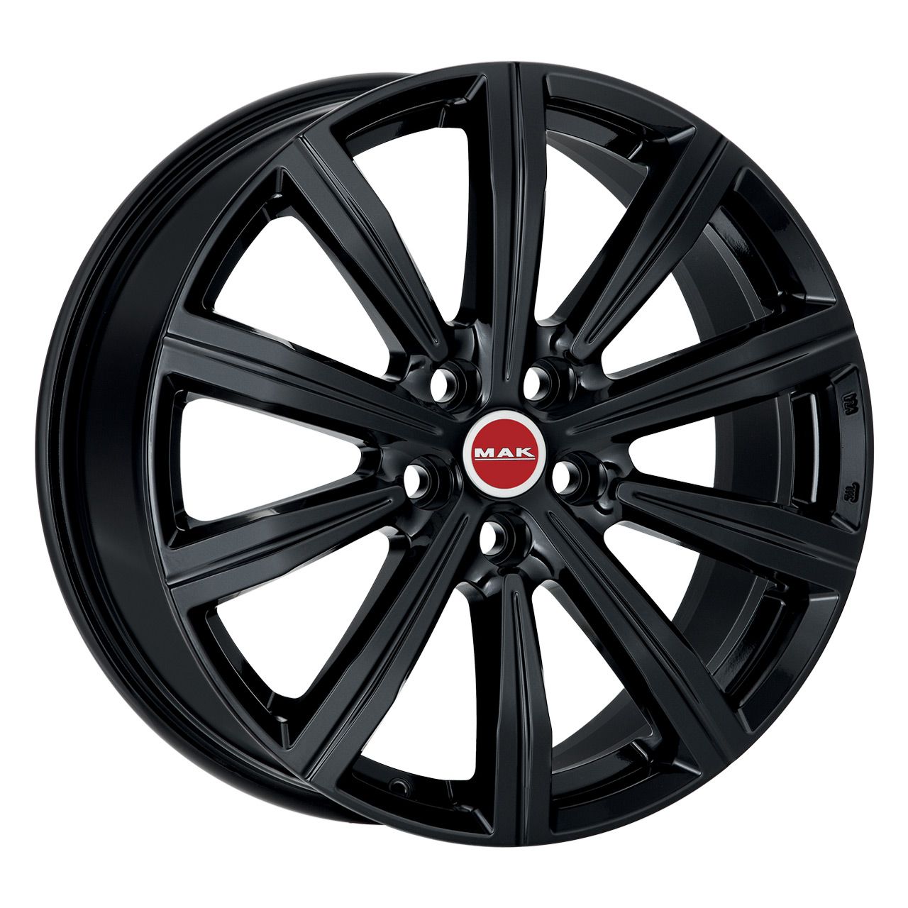 MAK BIRMINGHAM UNIVERSAL gloss black 8.5Jx19 5x120 ET45