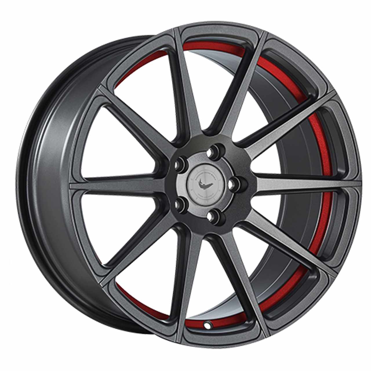 BARRACUDA PROJECT 2.0 Mattgunmetal/ undercut Color Trim rot 10.5Jx20 5x114.3 ET40