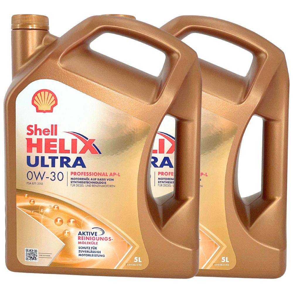 Shell Helix Ultra Professional AP-L 0W-30 2x5 Liter