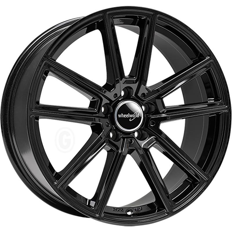 Wheelworld Wh30 Black glossy painted 8x18 5x112 ET38