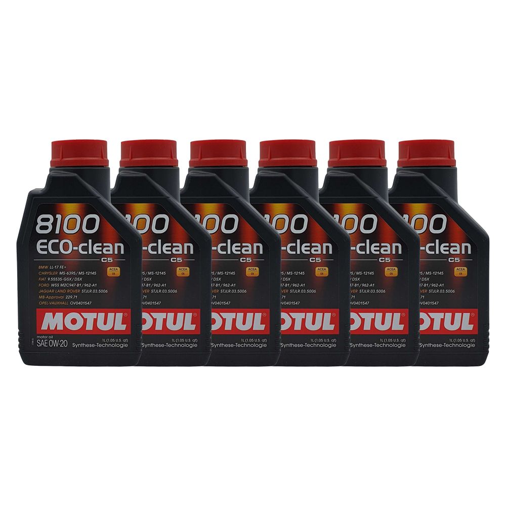 Motul 8100 Eco-clean 0W-20 6x1 Liter