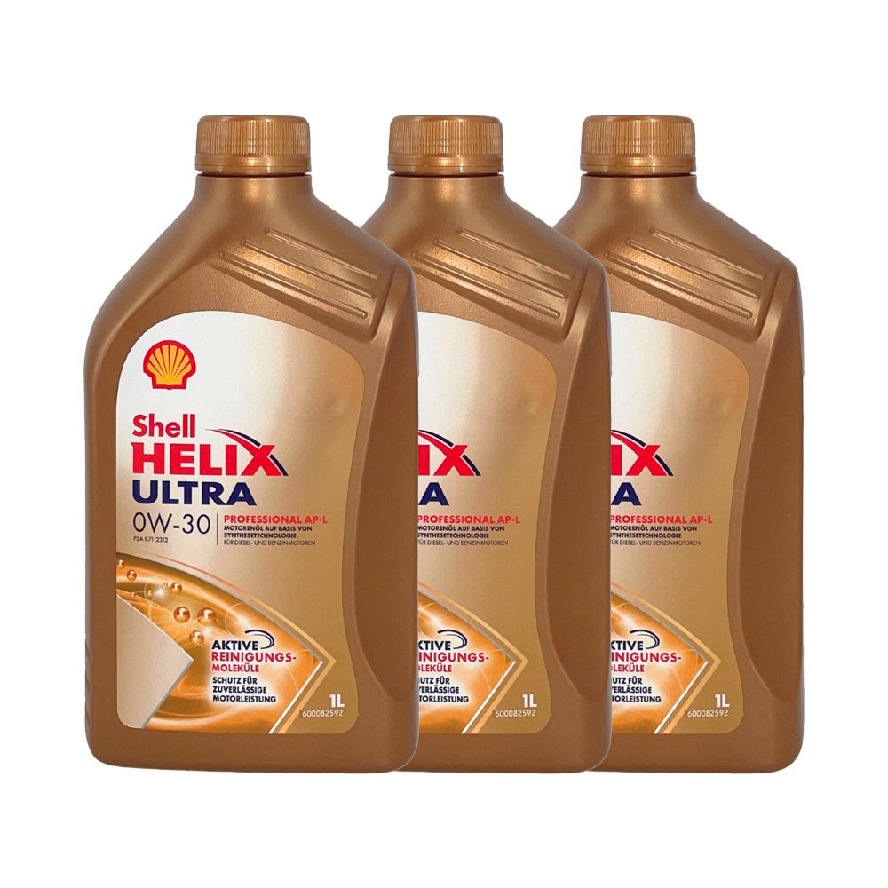 Shell Helix Ultra Professional AP-L 0W-30 3x1 Liter