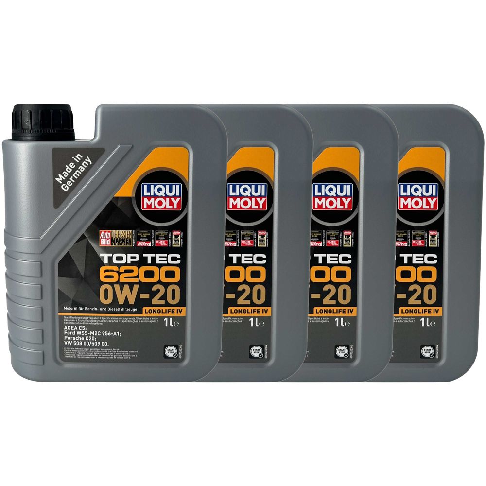 Liqui Moly Top Tec 6200 0W-20 4x1 Liter