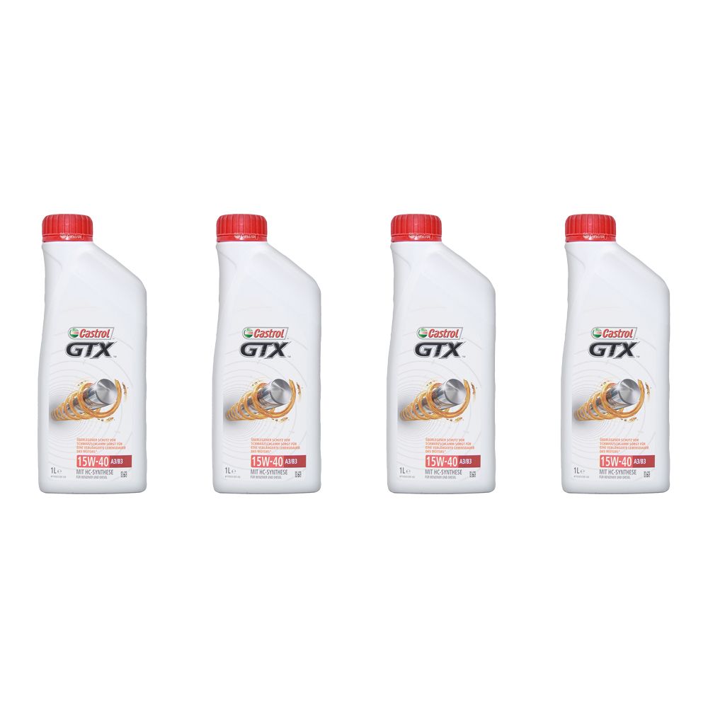 Castrol GTX 15W-40 A3/B3 4x1 Liter