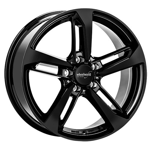 WHEELWORLD-2DRV WH36 black glossy painted 8.5Jx19 5x112 ET30