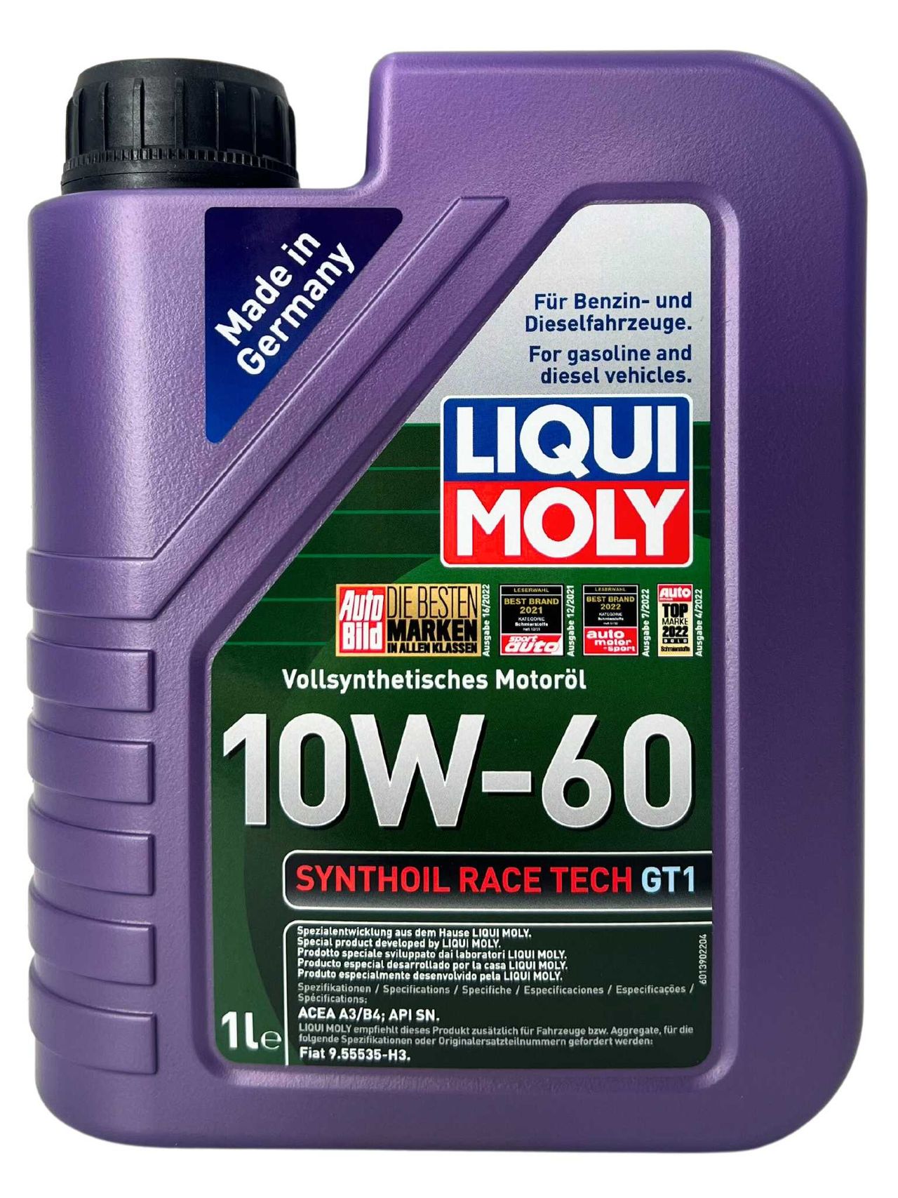 Liqui Moly Synthoil Race Tech GT1 10W-60 1 Liter