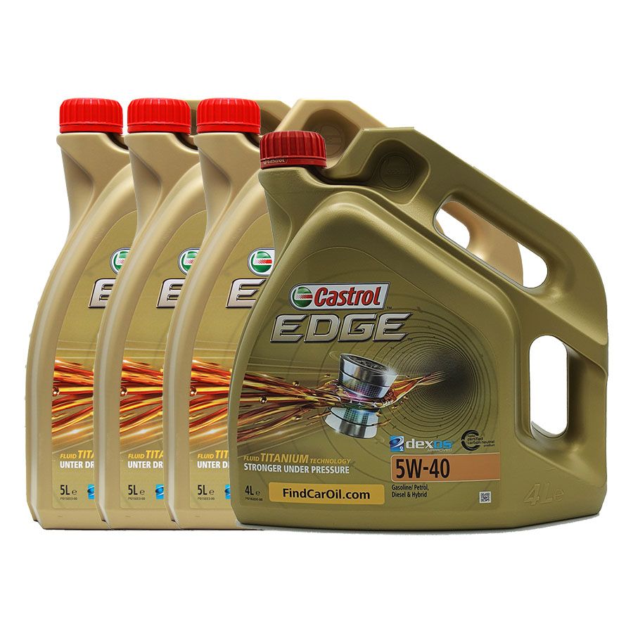 Castrol Edge 5W-40 3x5+1x4 Liter