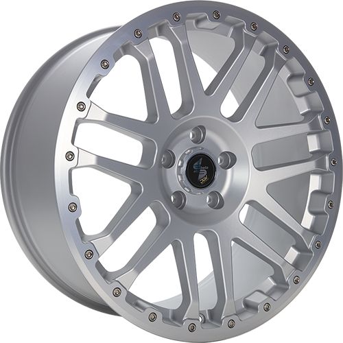 ETABETA COMBAT CV silver matt lip + cap polished 7.0Jx17 5x118 ET60