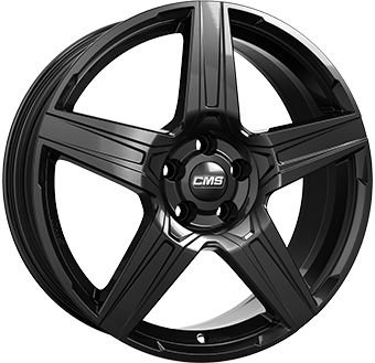 CMS C34-CBG ECE complete black gloss 7.0Jx17 5x120 ET55