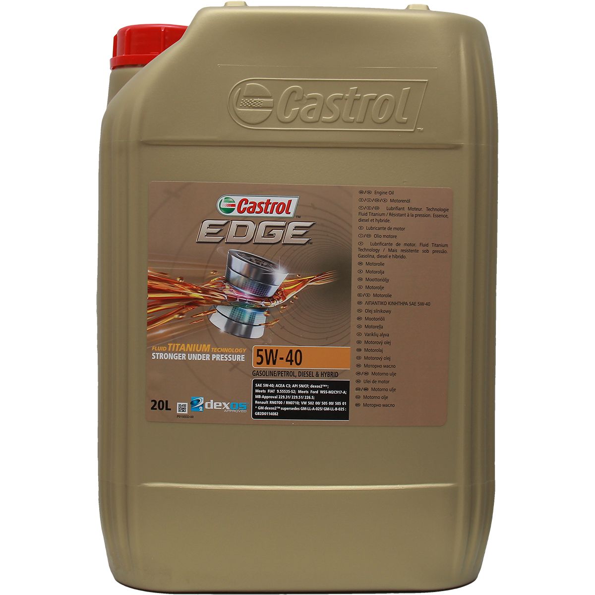 Castrol Edge Fluid Titanium 5W-40 20 Liter