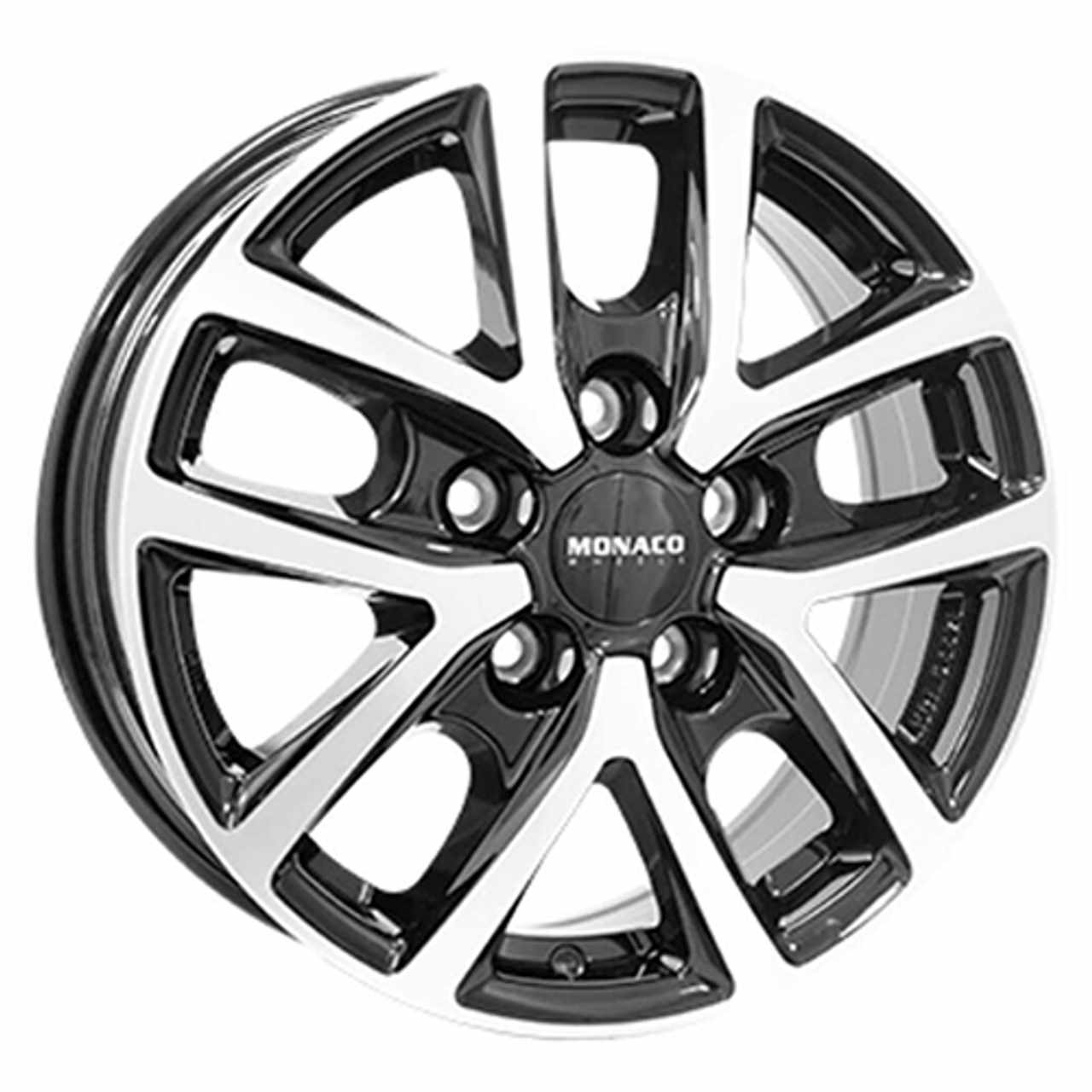 MONACO WHEELS MONACO CL2T black gloss polished 6.5Jx16 5x114.3 ET48