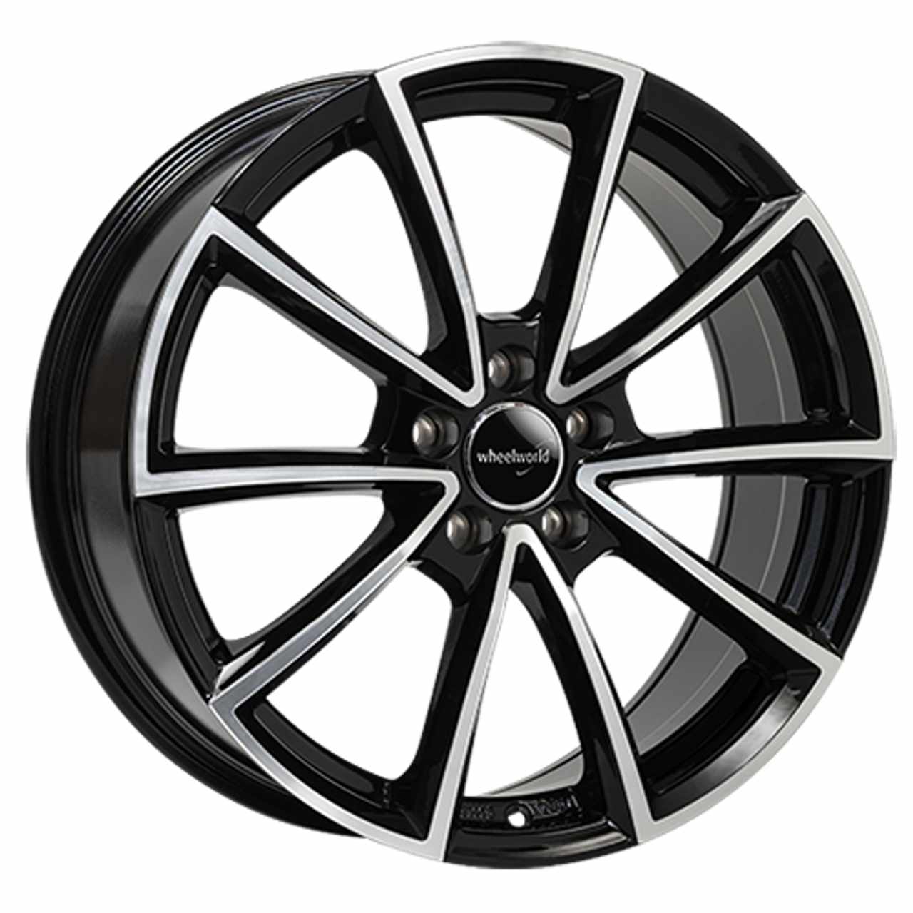 WHEELWORLD-2DRV WH28 schwarz hochglanzpoliert 8.5Jx19 5x112 ET35