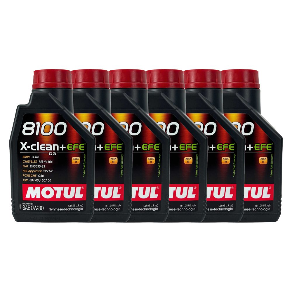 Motul 8100 X-Clean + EFE 0W-30 6x1 Liter